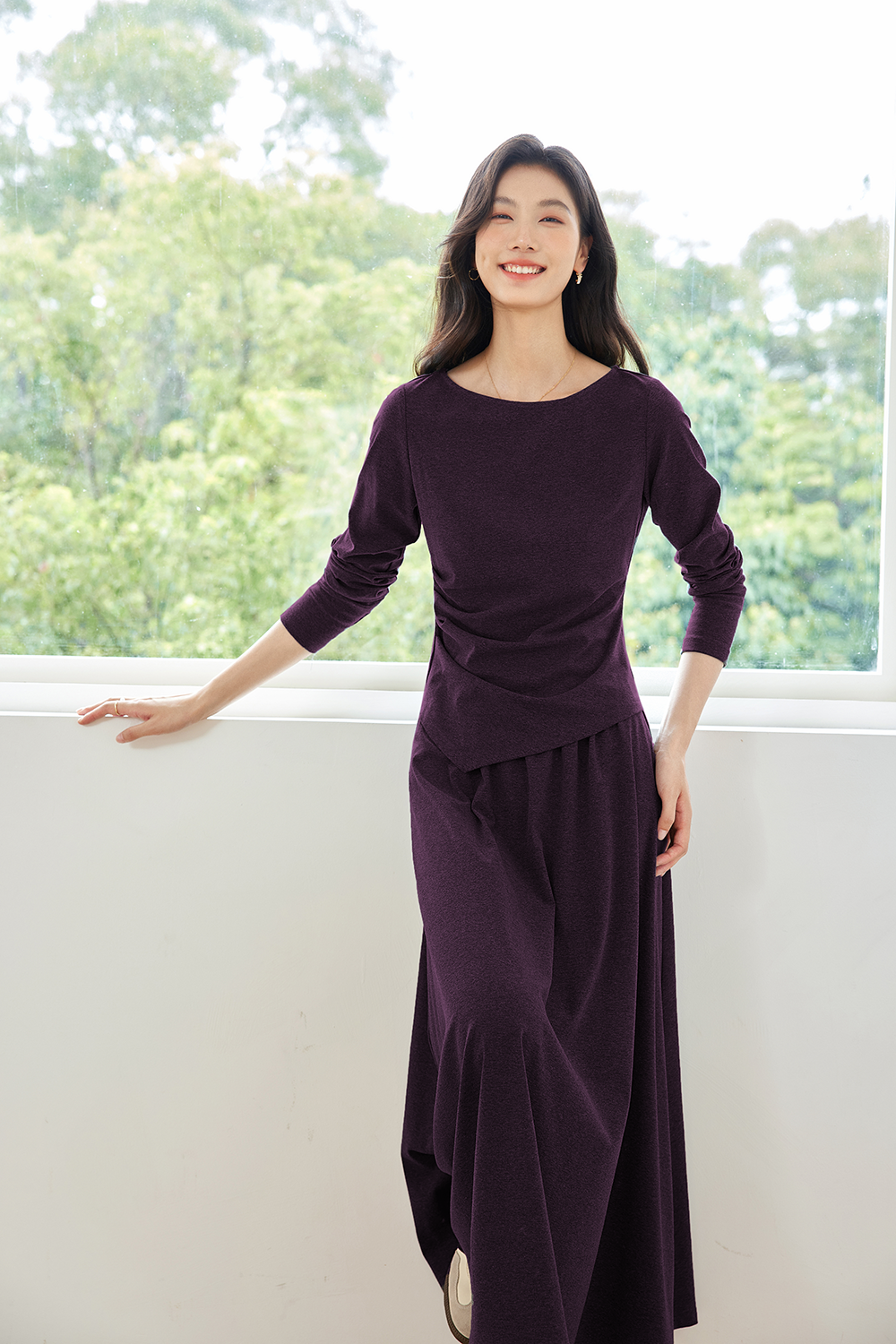 Faux Two-Piece Office-Ready Skirt Set-VIMLYSTORE