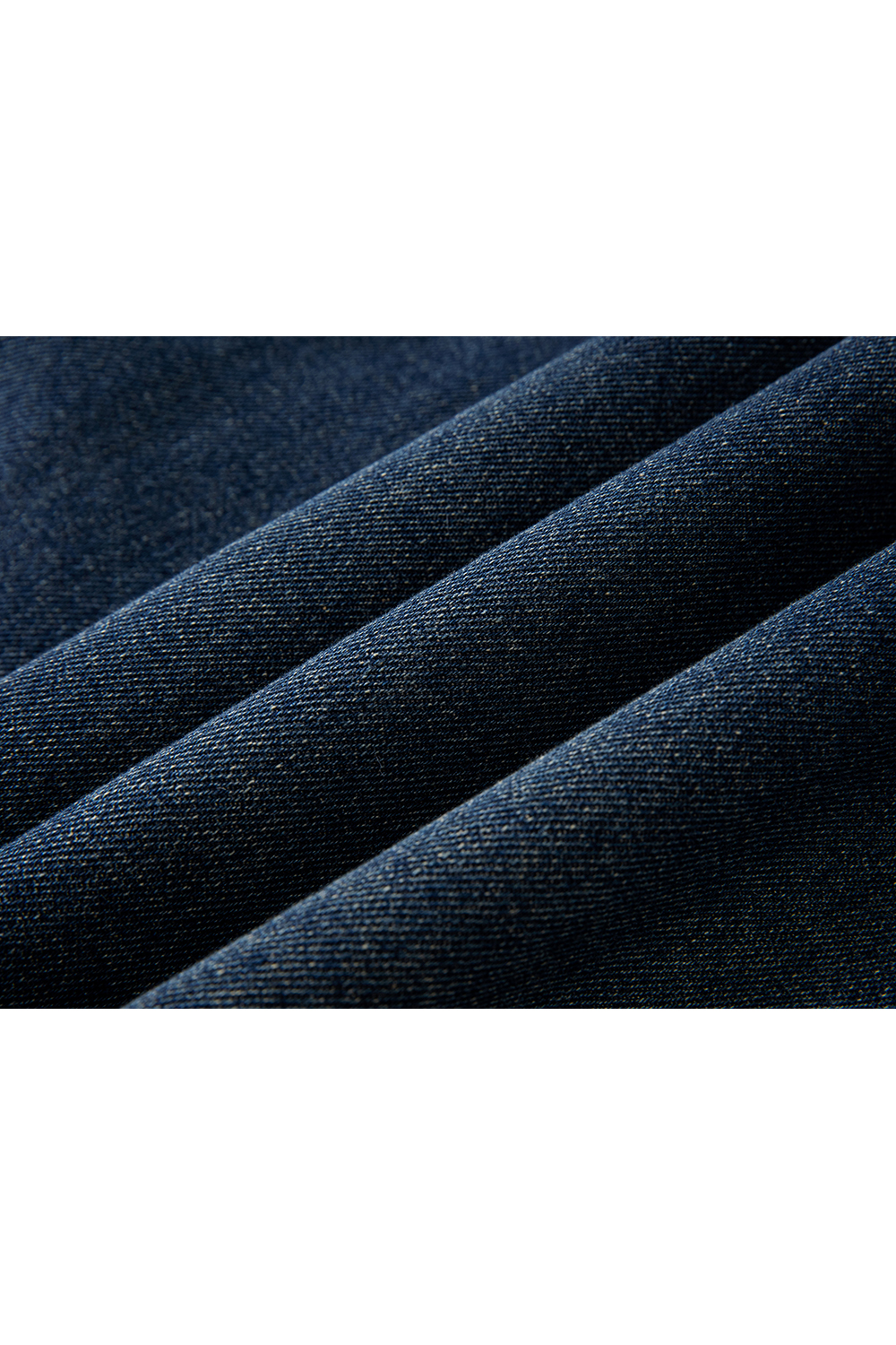 Retro turn - down collar fur - collared denim jacket