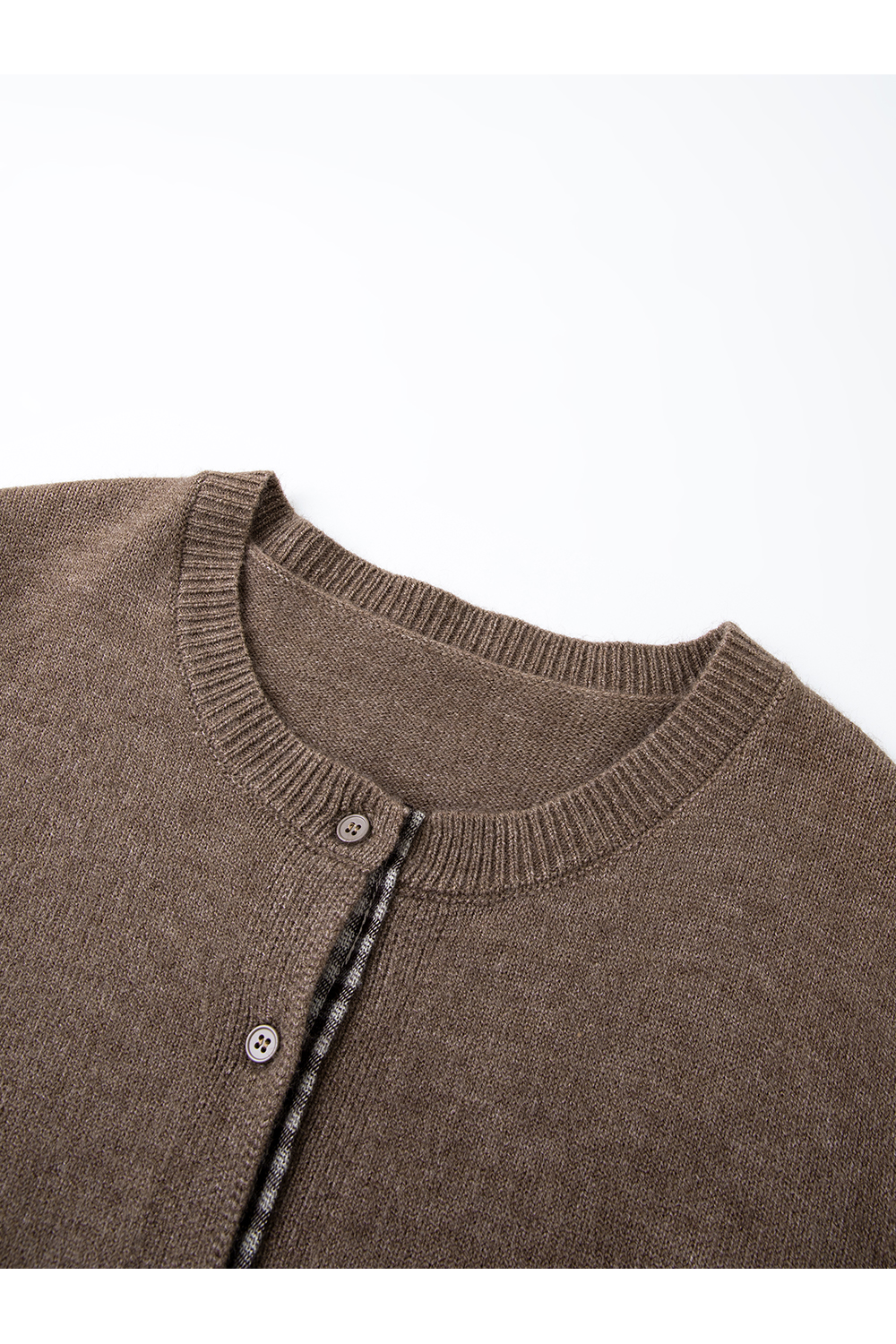 Checkered Patchwork Fake Two-piece