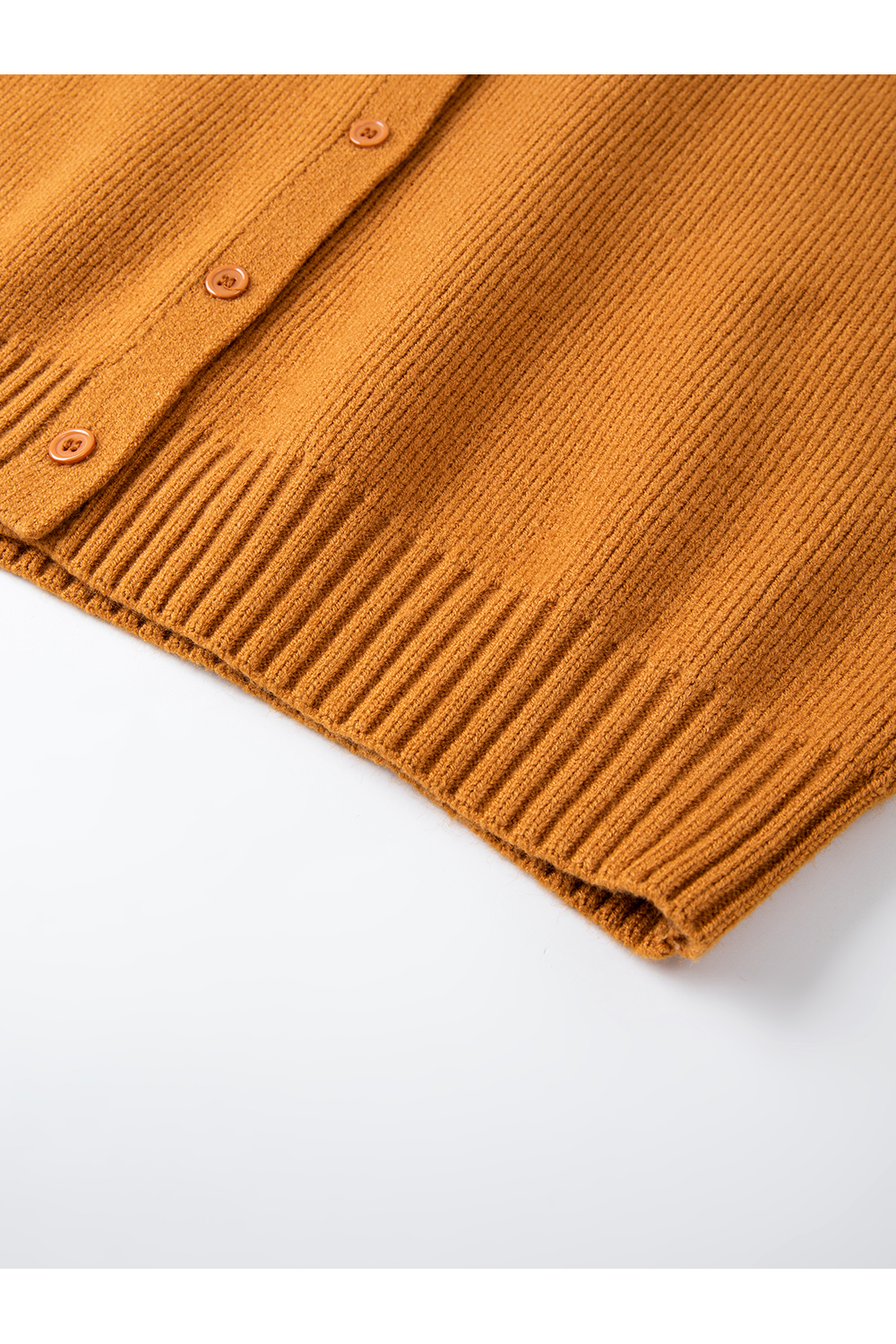 Designer asymmetric lapel knitted sweater