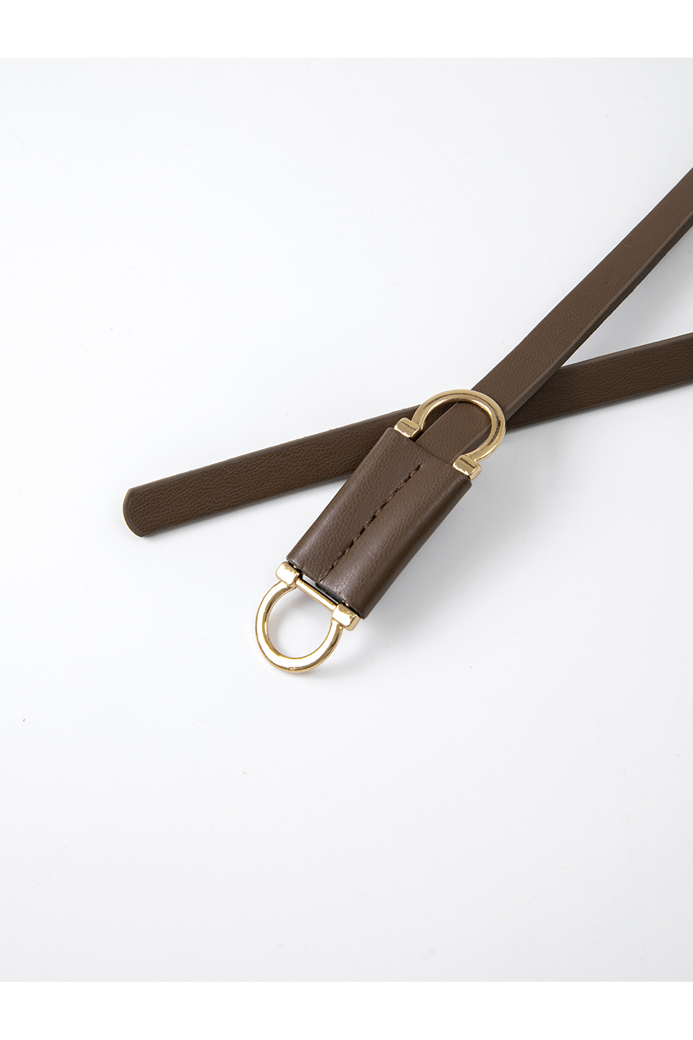 Grey waist-cinching elegant three-piece set