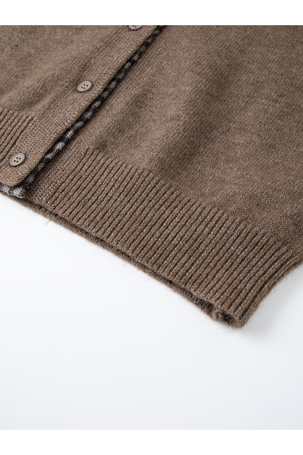 Checkered Patchwork Fake Two-piece