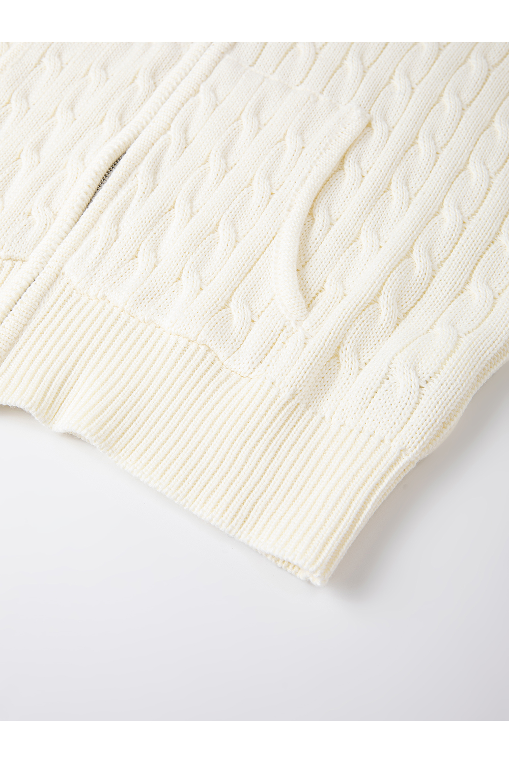 Lazy Style High-End Hooded Cable Knit Cardigan-VIMLYSTORE