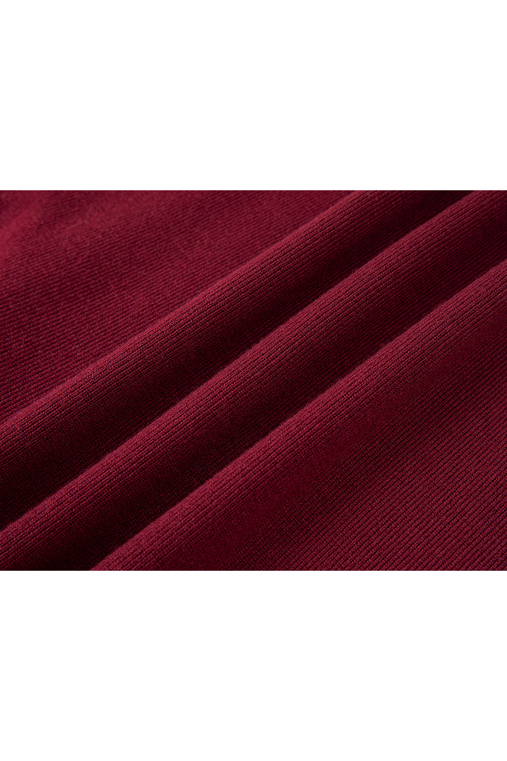 Red V-Neck Ribbon Office Suit Set