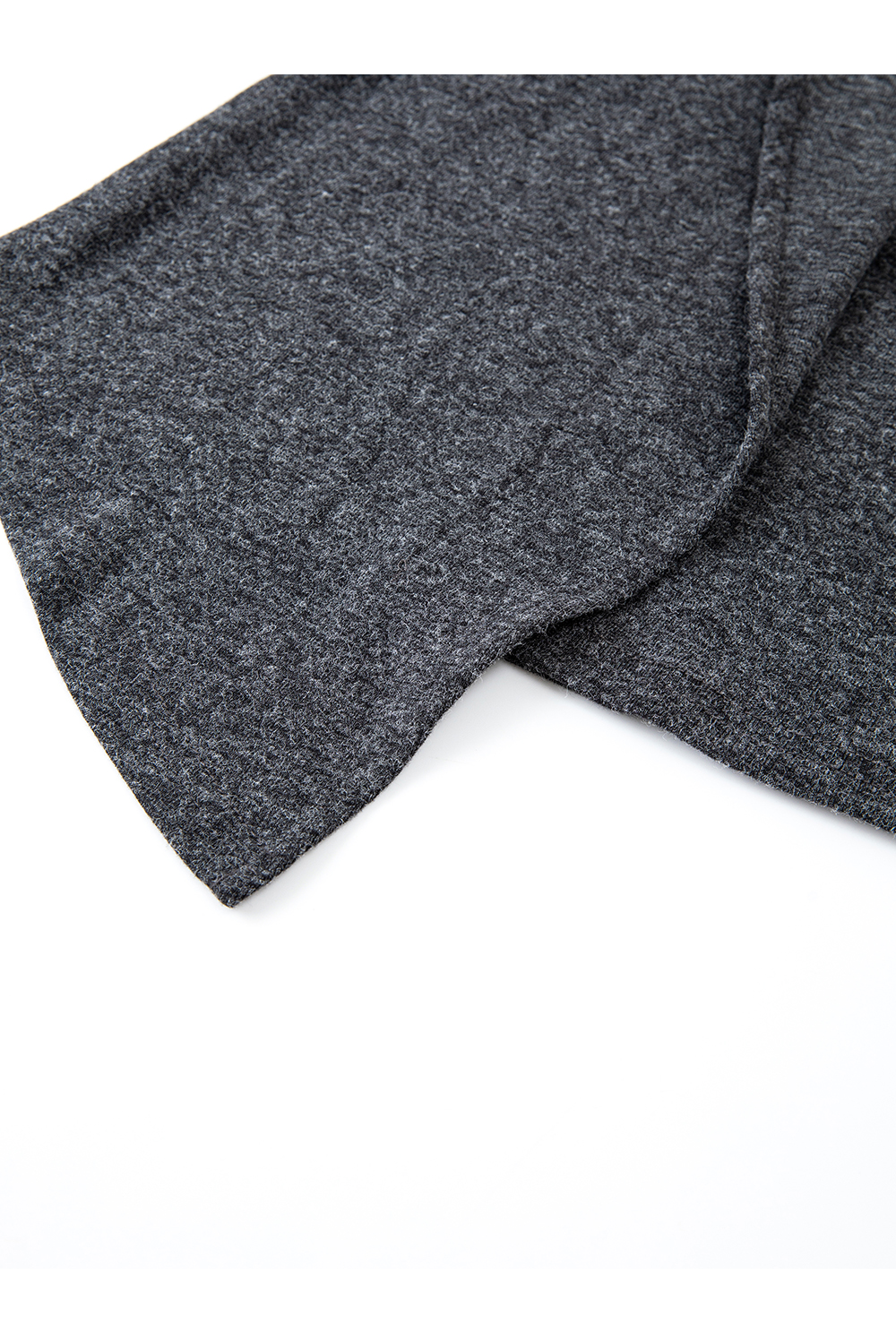 Asymmetric Ruffled Streamer Long-Sleeve T-Shirt