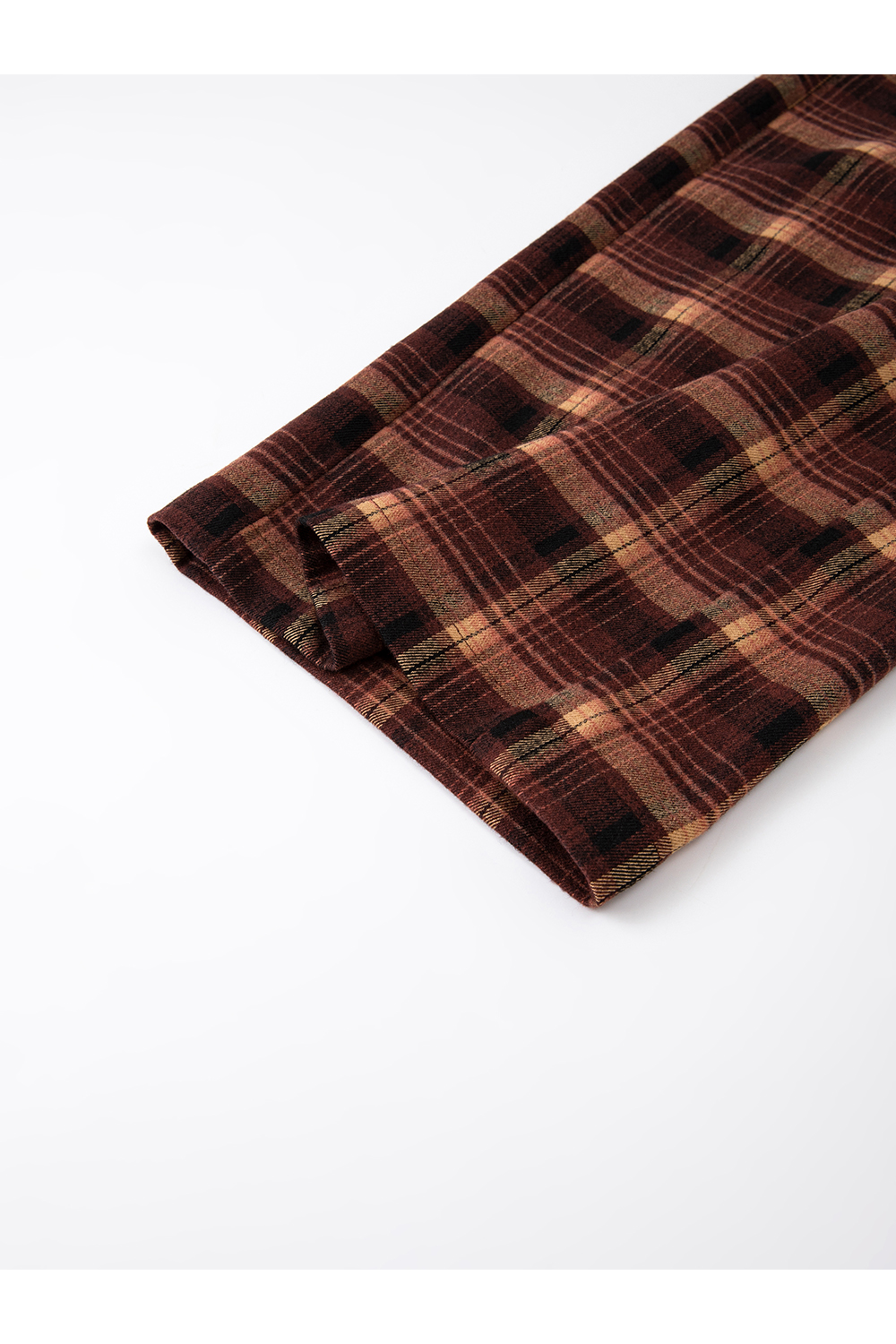 Hooded Zipper Jacket Plaid Pants Set-VIMLYSTORE