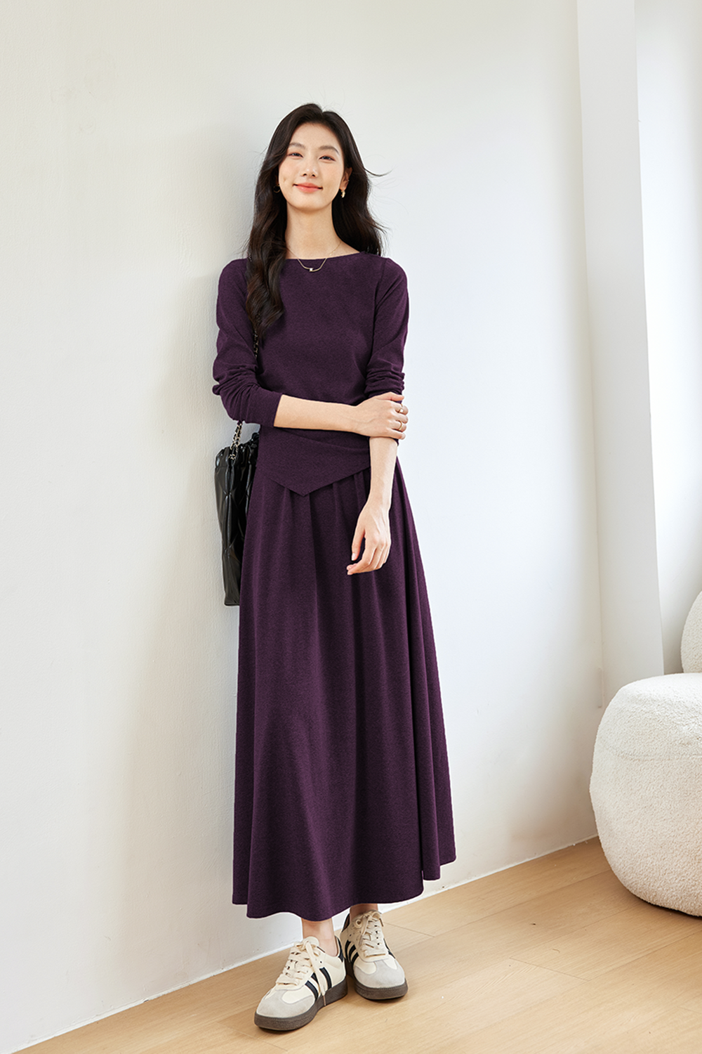 Faux Two-Piece Office-Ready Skirt Set-VIMLYSTORE