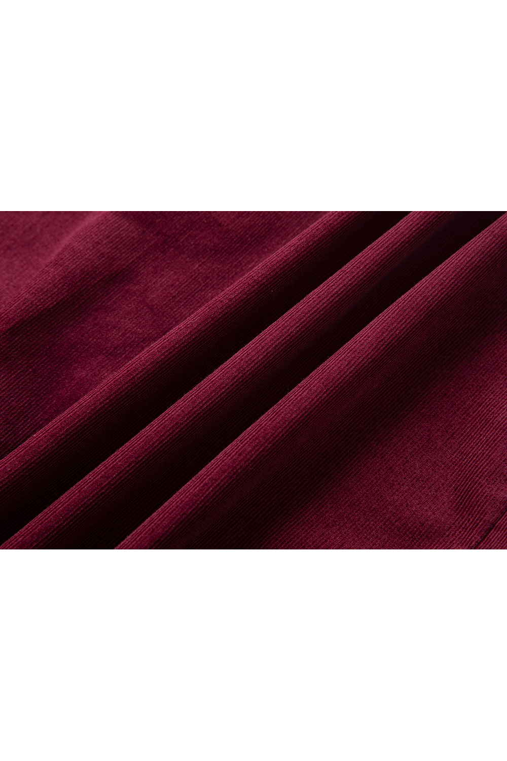 Vintage Corduroy Lapel Long Sleeve Shirt-VIMLYSTORE