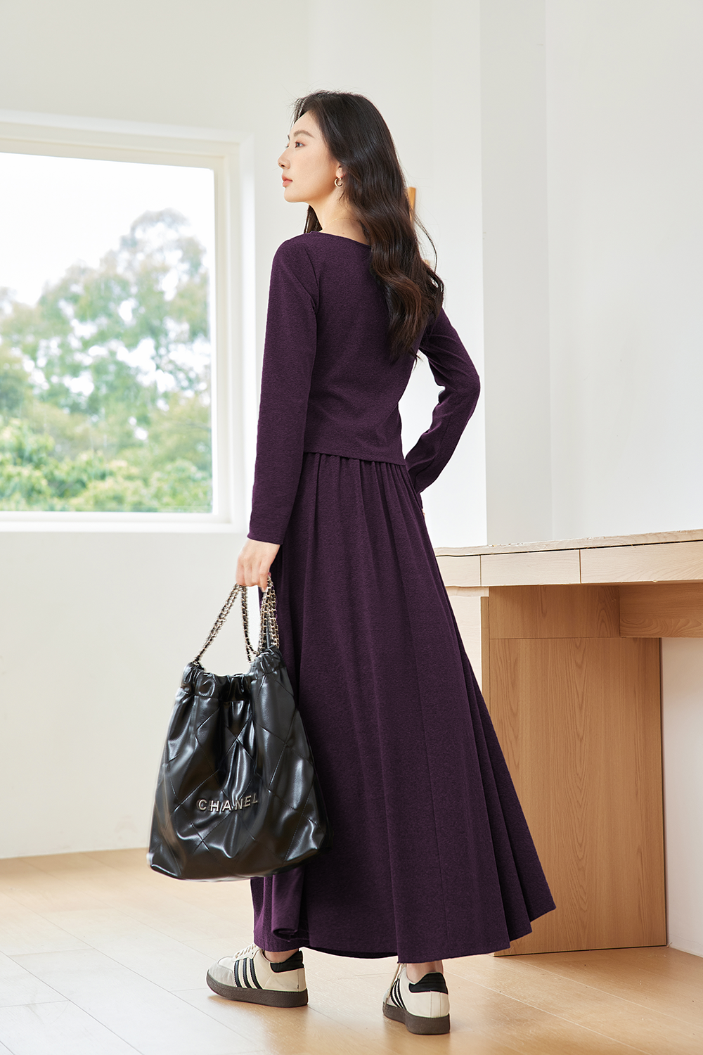 Faux Two-Piece Office-Ready Skirt Set-VIMLYSTORE