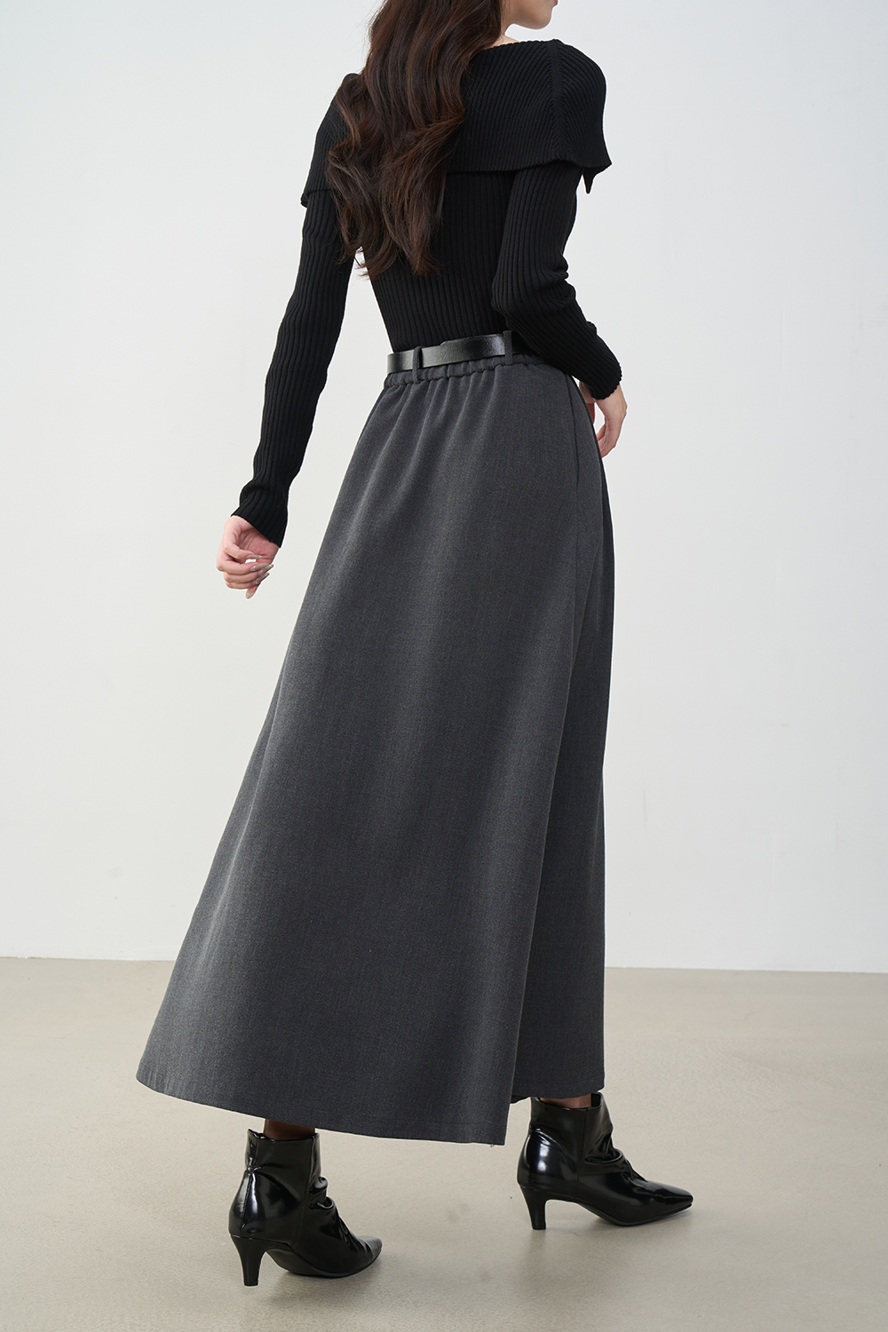 High-End Elegant Commute Waist-Defining Versatile A-Line Skirt-VIMLYSTORE