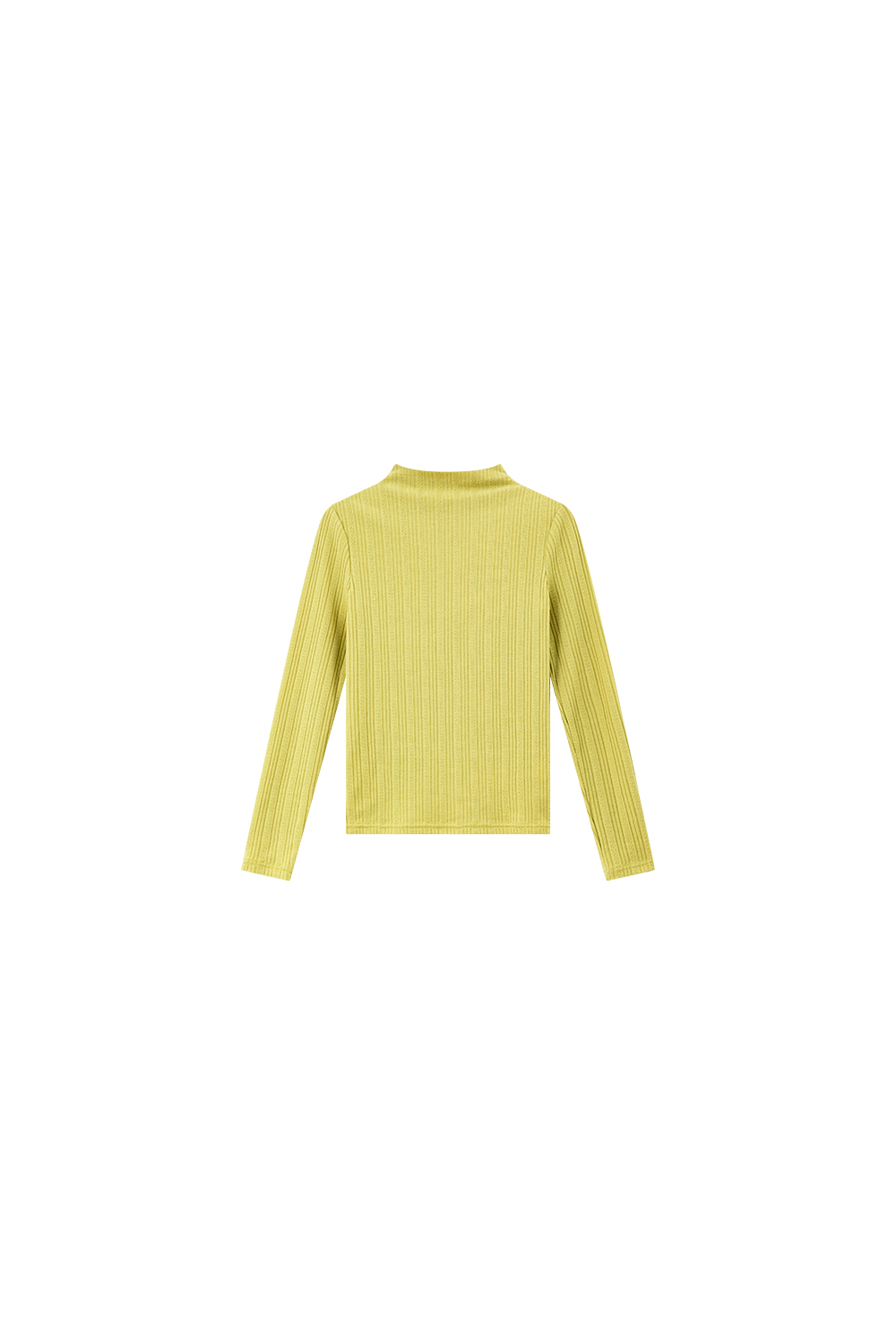 Yellow-Green Turtleneck Sweater