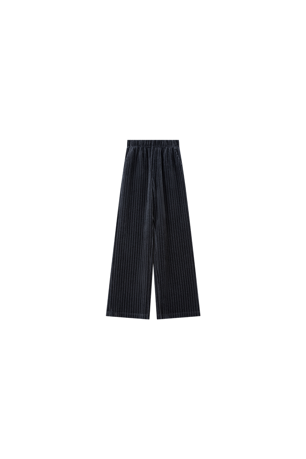 Striped Wool Casual Pants