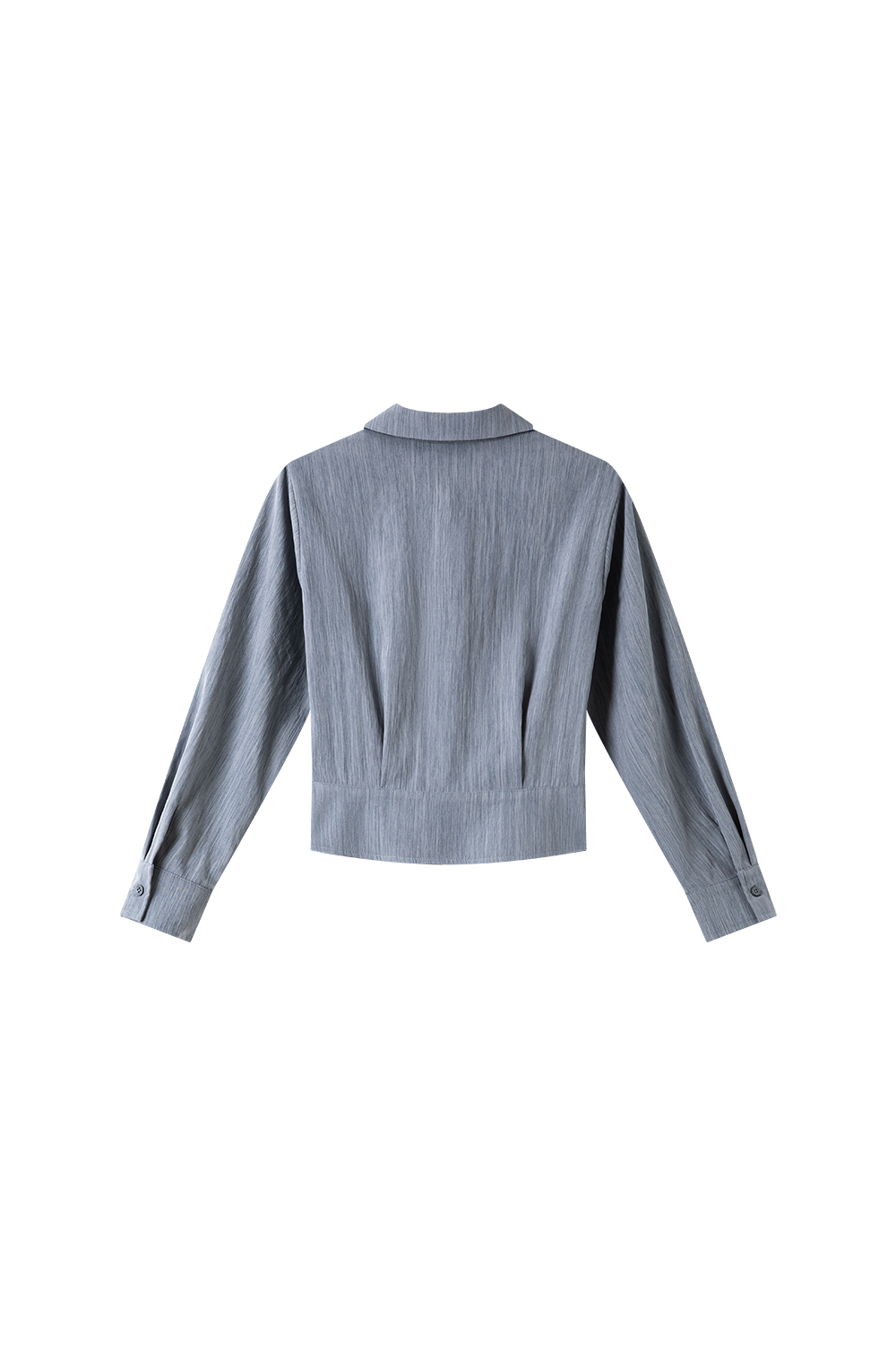 Irregular Design Elegant Striped Lapel Shirt-VIMLYSTORE