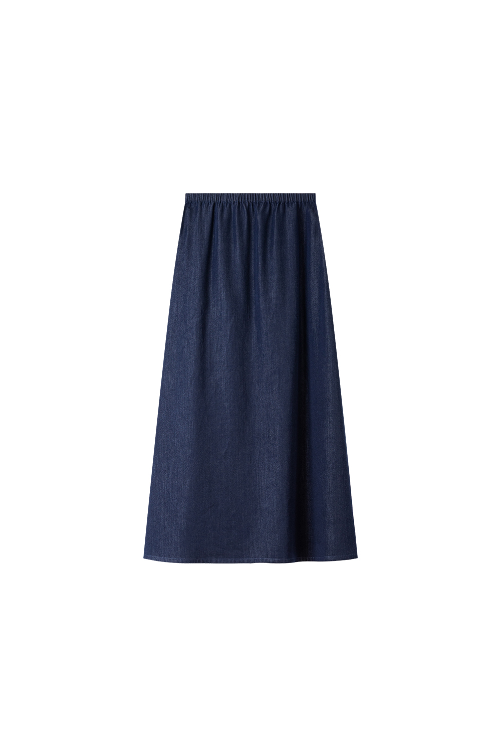 Blue Lyocell wash jeans skirt-VIMLYSTORE
