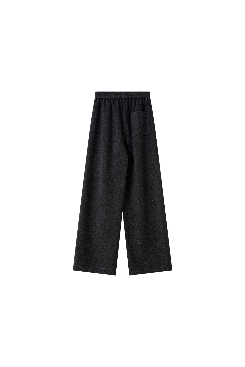 Gray Versatile Wide-Leg Trousers with Relaxed Fit-VIMLYSTORE