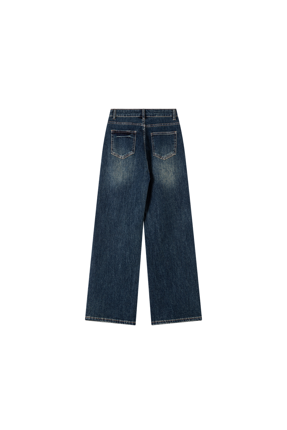 Vintage Blue Straight-Leg Jeans-VIMLYSTORE