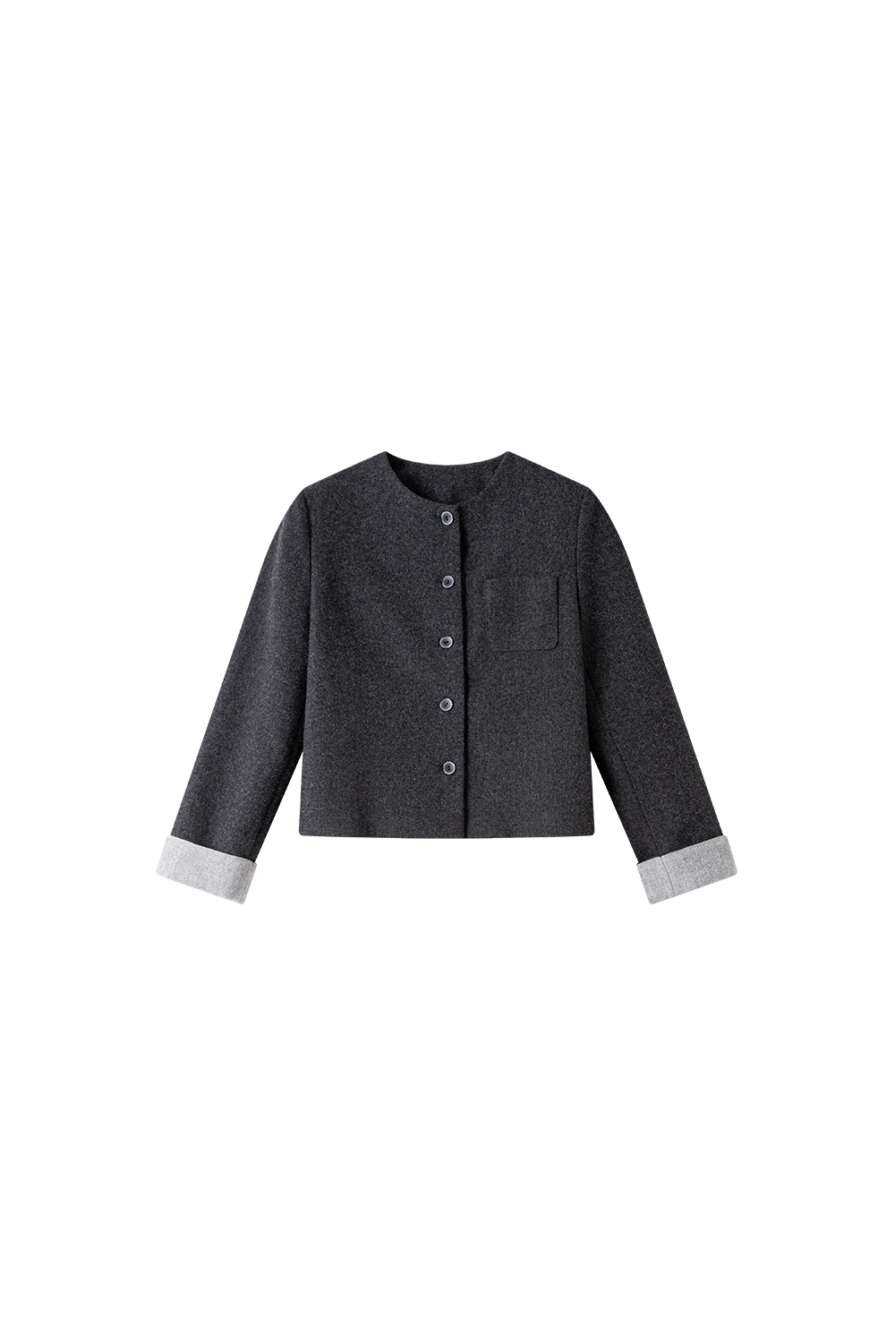 Gray Office Woolen Set