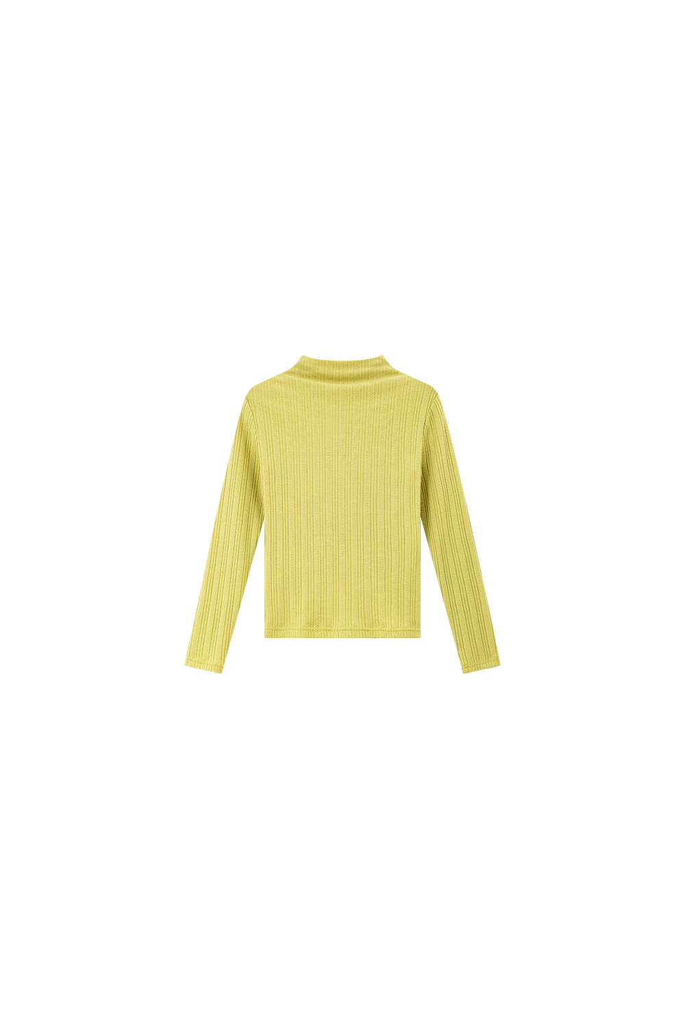 Yellow-Green Turtleneck Sweater