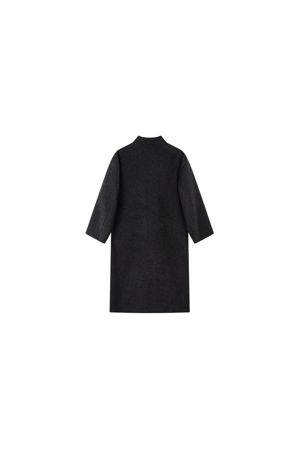 Warm Stand-Collar Long Overcoat