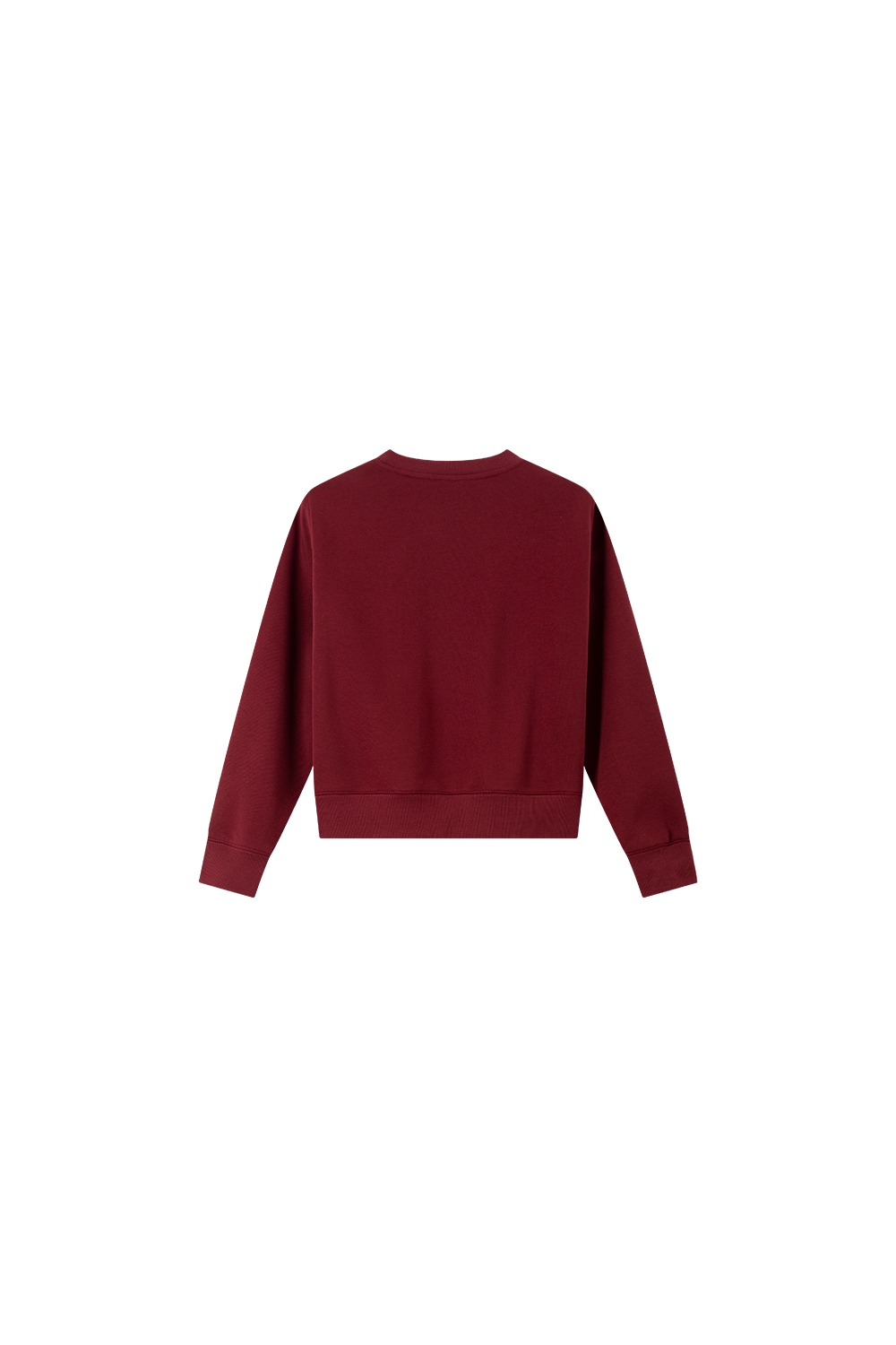 Raffia Red Printed Fleece-lined Sweatshirt