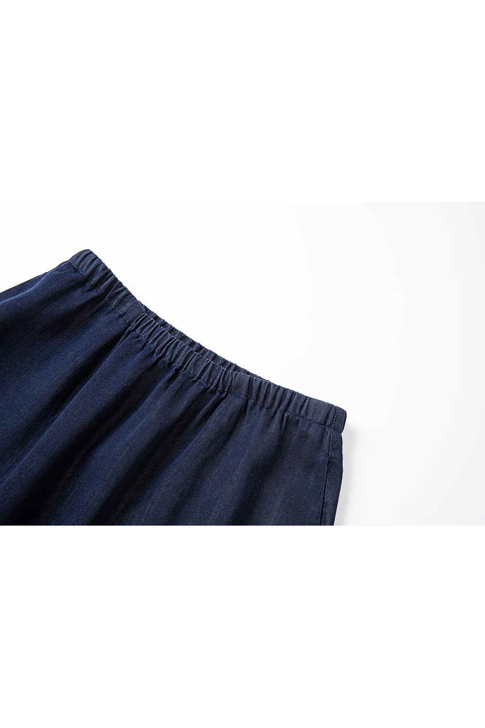 Blue Lyocell wash jeans skirt-VIMLYSTORE