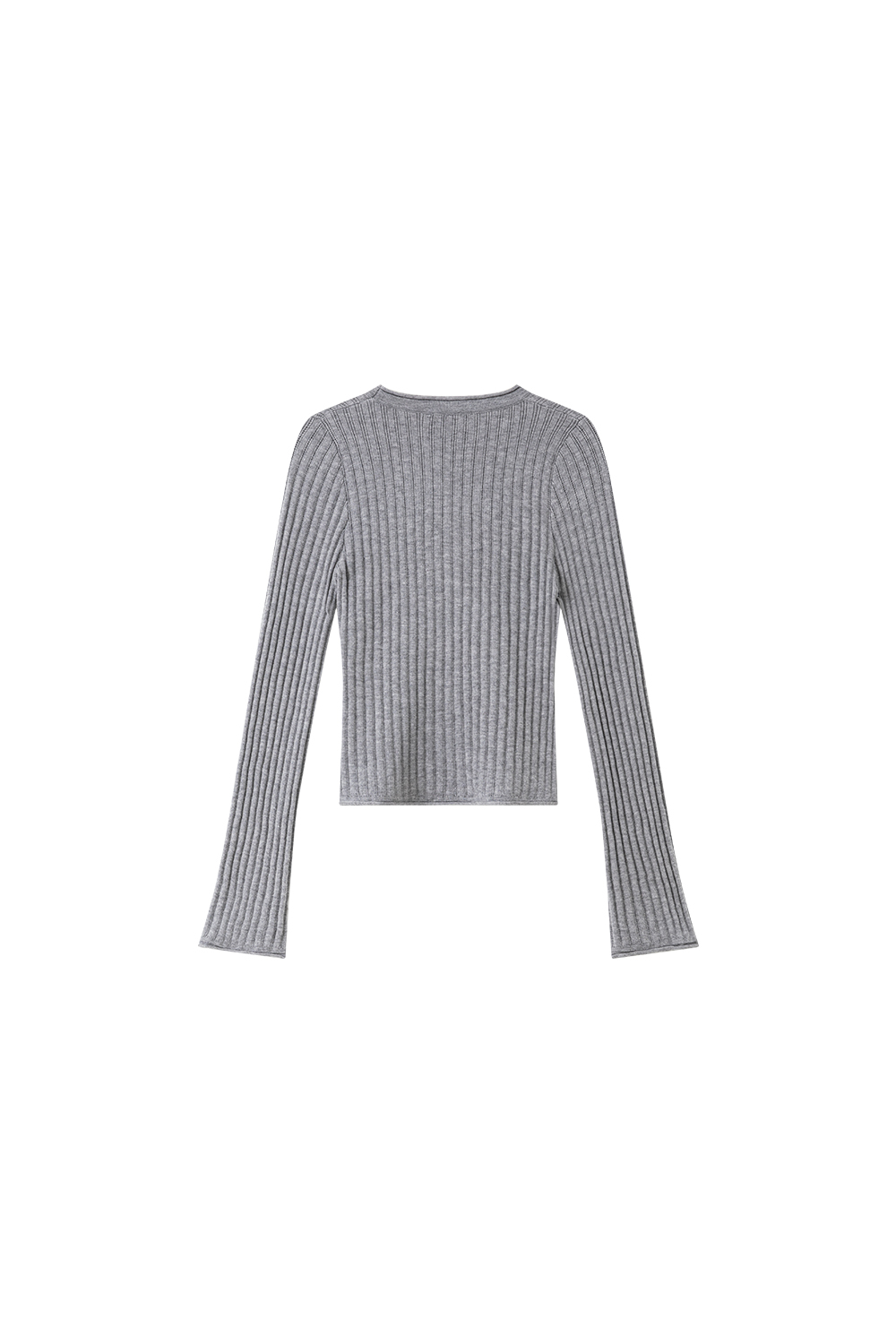 Fitted V-Neck Top & Pencil Skirt Knit Set-VIMLYSTORE