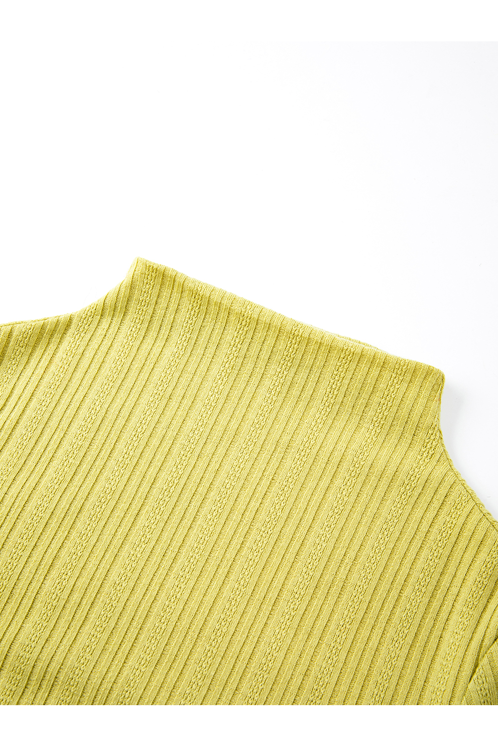 Yellow-Green Turtleneck Sweater