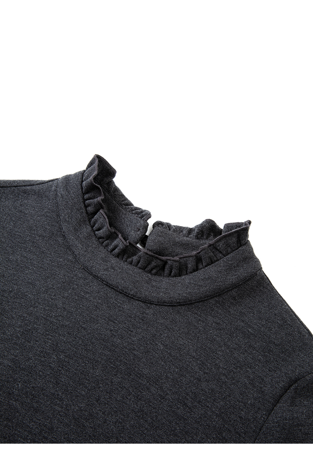 Half-high Neck Knit Dress