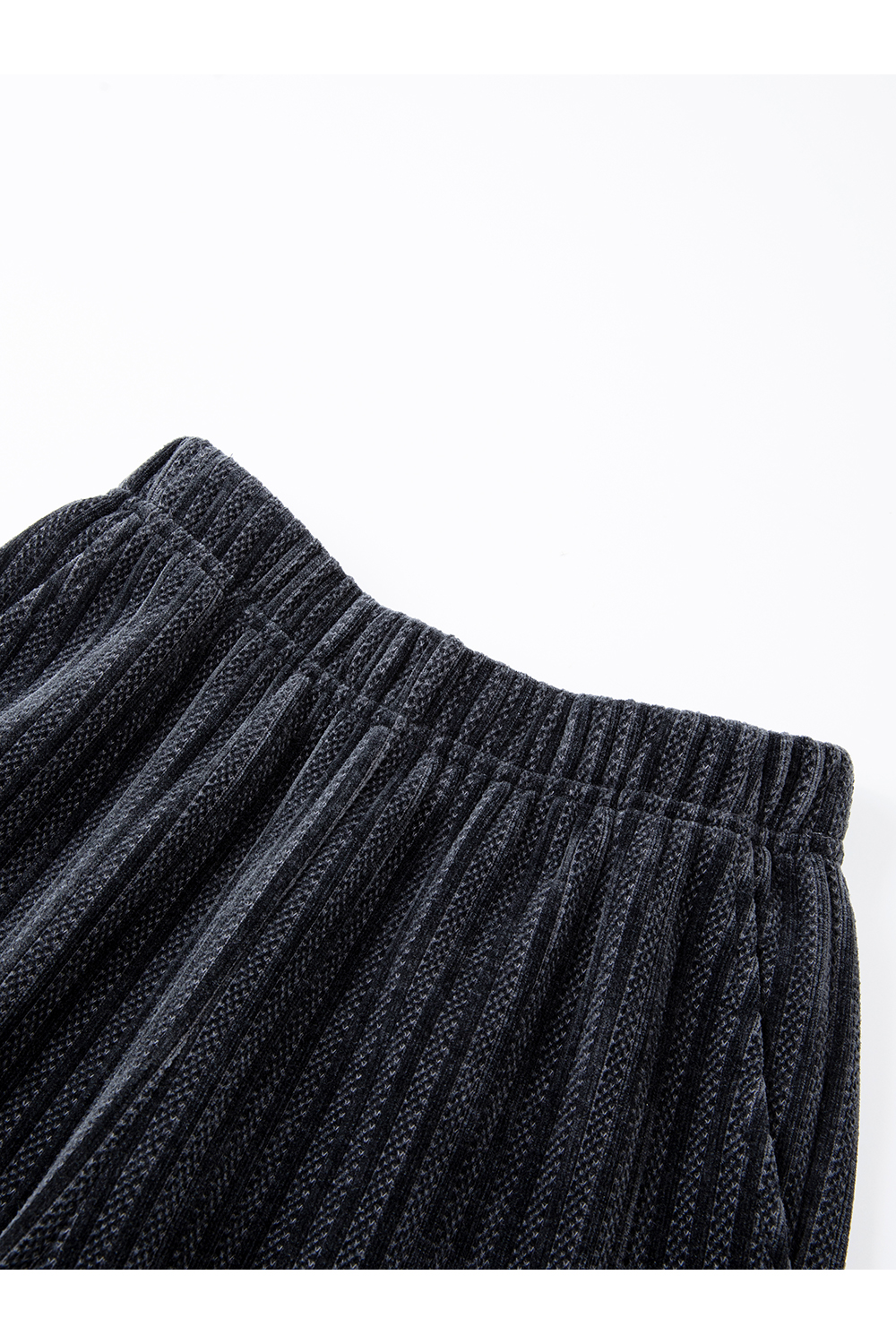Striped Wool Casual Pants