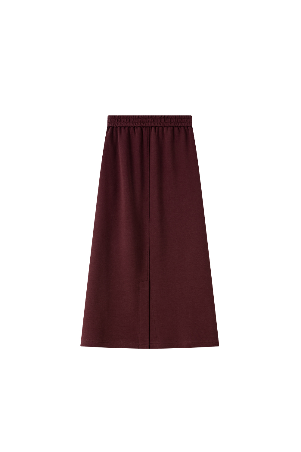 Preppy Style Lapel Color-Block Top with Slit Long Skirt Two-Piece Set-VIMLYSTORE