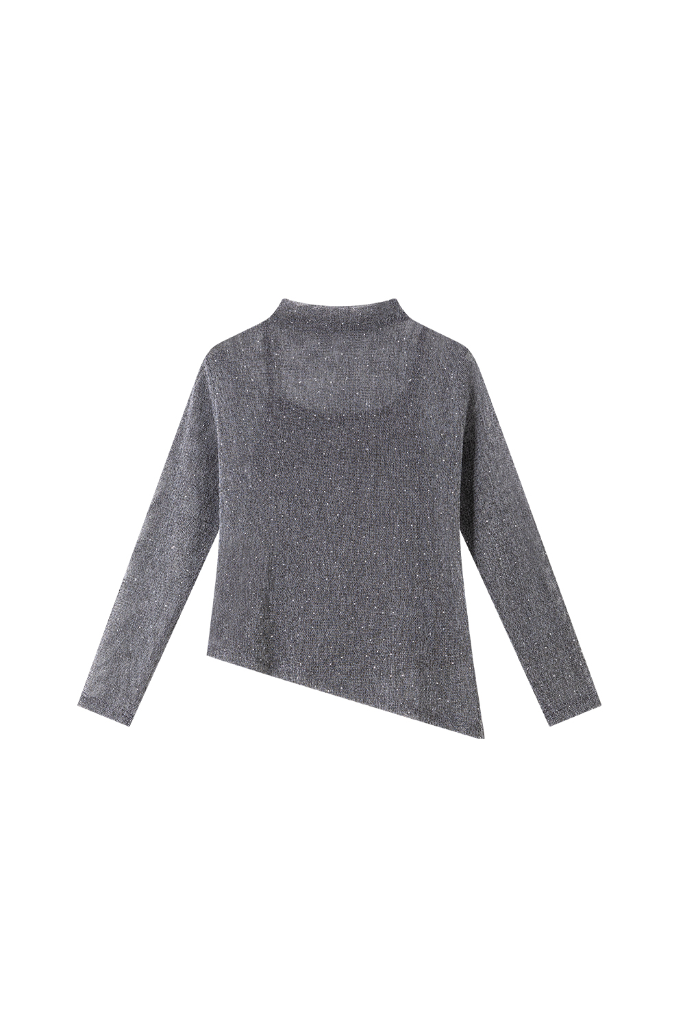 Grey rhinestone suspenders and tops and A-word overskirt.-VIMLYSTORE