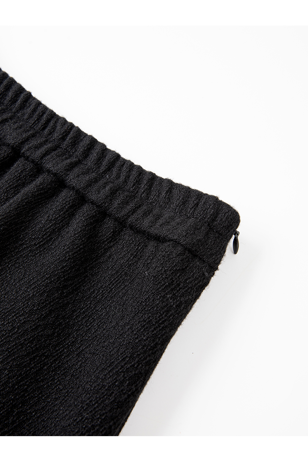 Textured Ruffle Trim Long Skirt-VIMLYSTORE