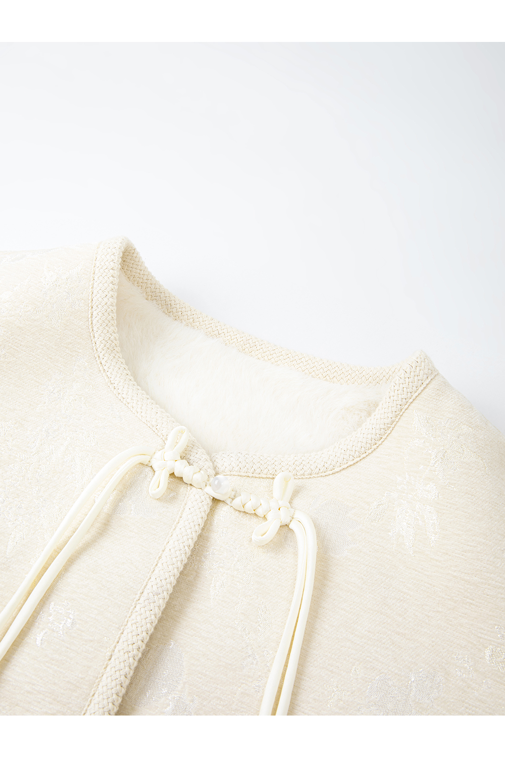 Chinese-Style Jacquard Short Jacket