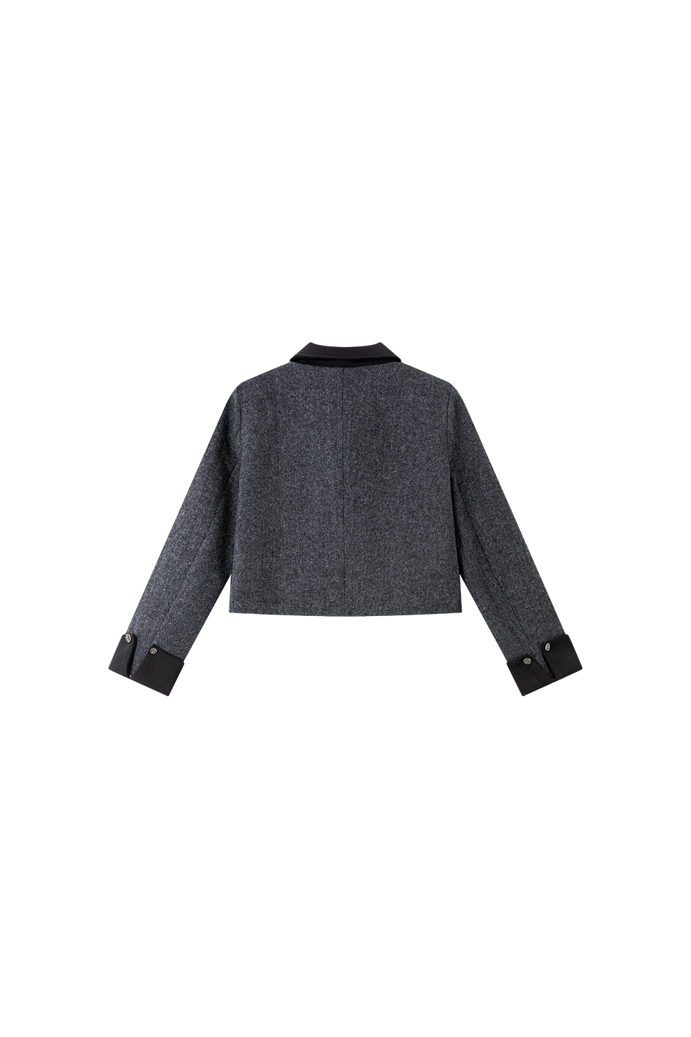 Gray Knitted & Woolen Set