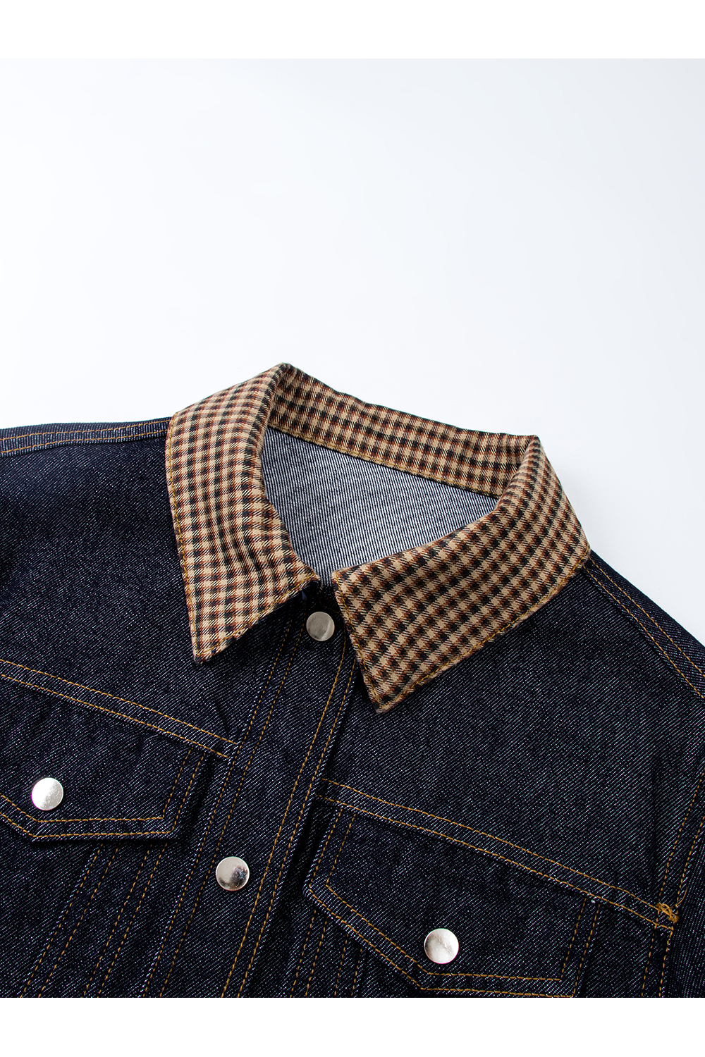 Retro Lapel Washed Denim Jacket