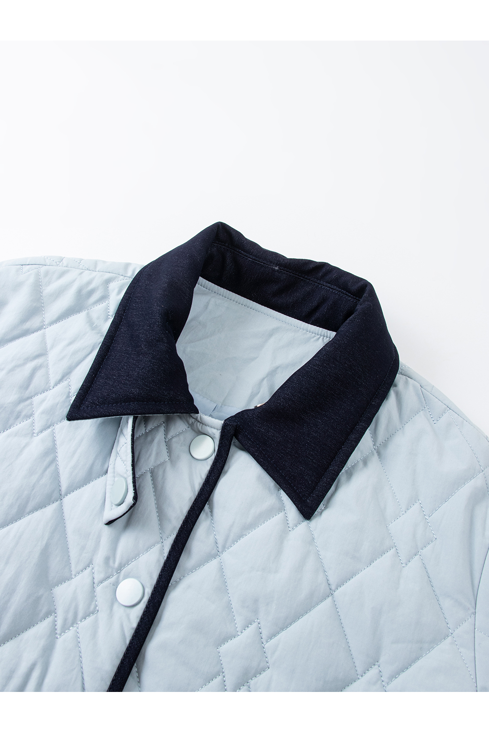 Diamond-Quilted Cotton Jacket