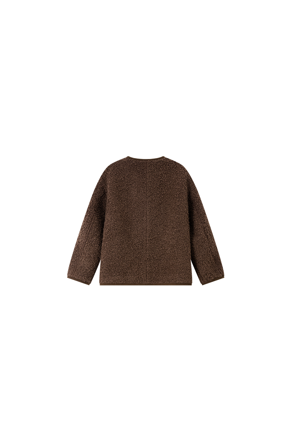 Coffee Brown Wool Blend Coat