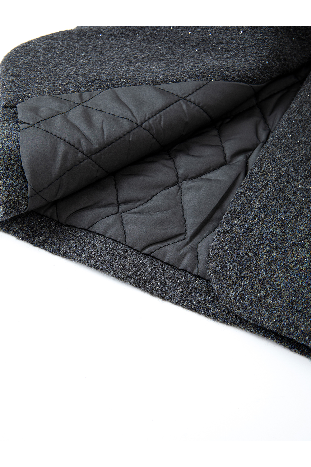 Dark grey sequin blazer