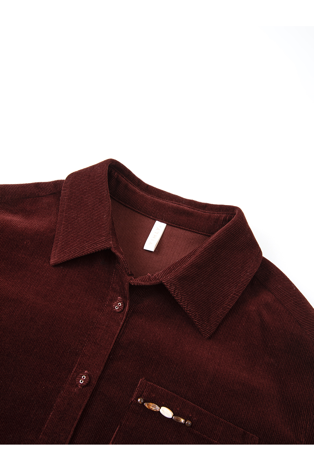 Red Patchwork Checkered Shirt