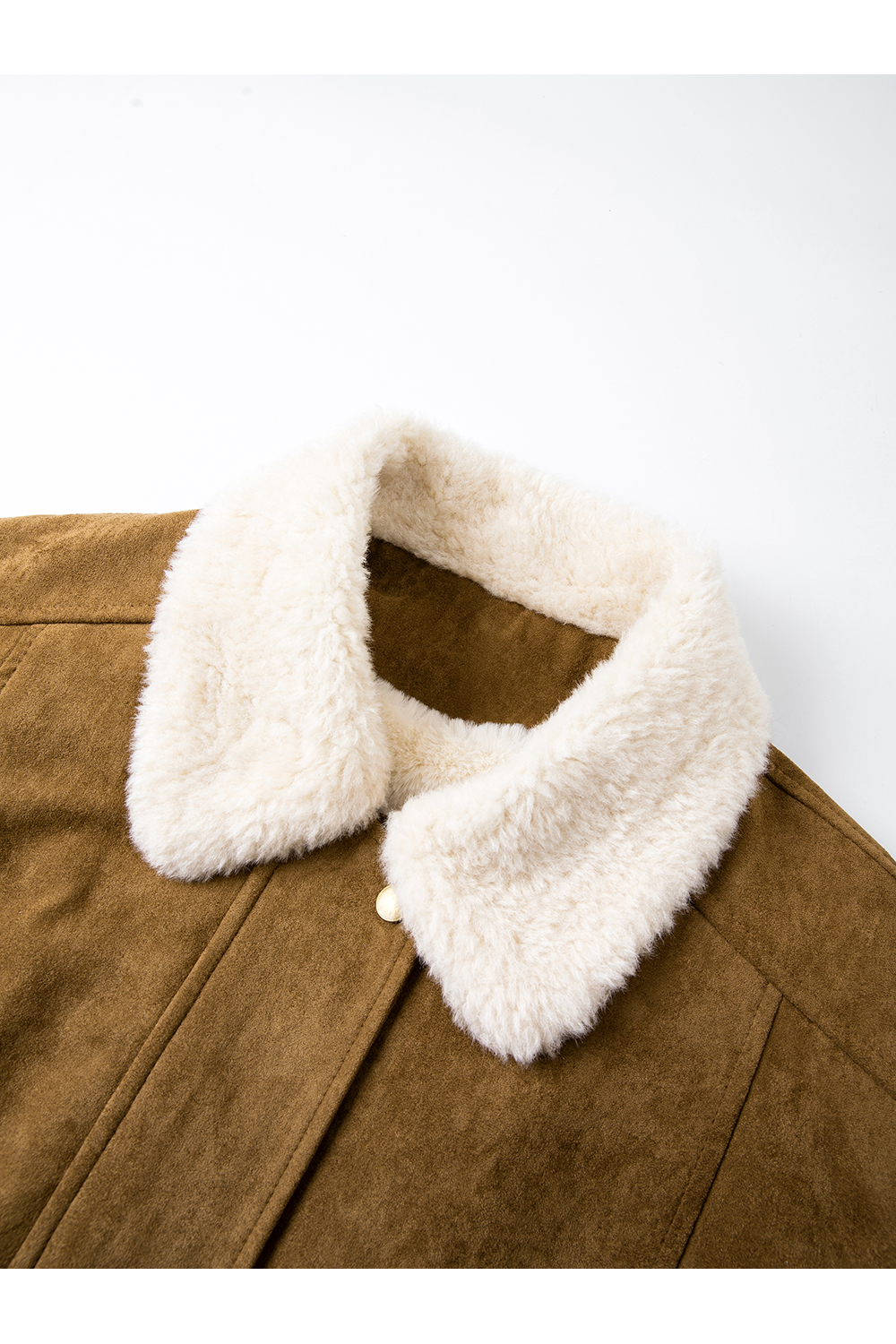 Lapel Shearling Coat