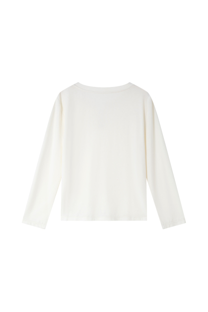 Minimalist Oversized Long-Sleeve Tee – Slimming & Versatile-VIMLYSTORE