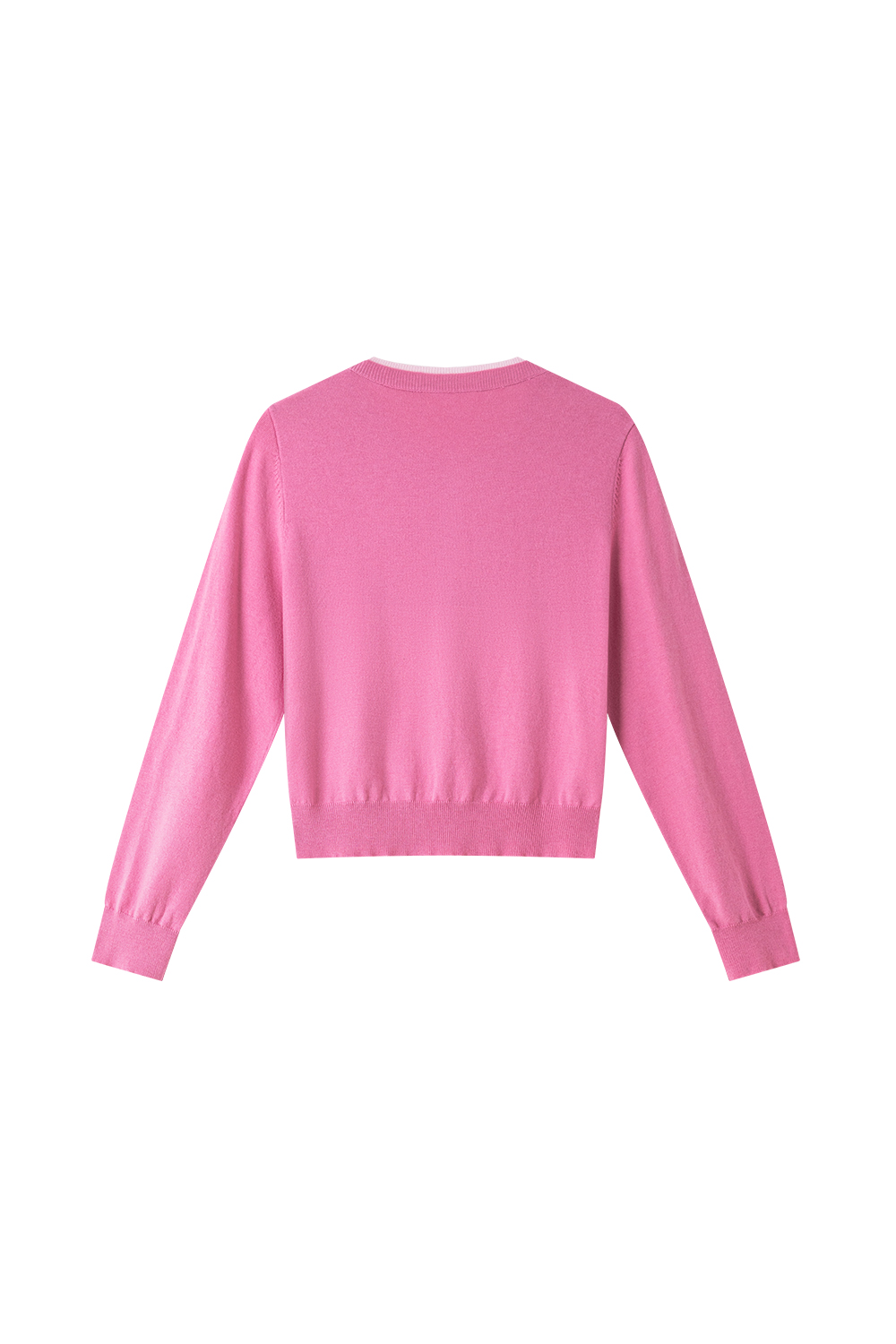 Faux Two-Layer Knit Cardigan Coat-VIMLYSTORE