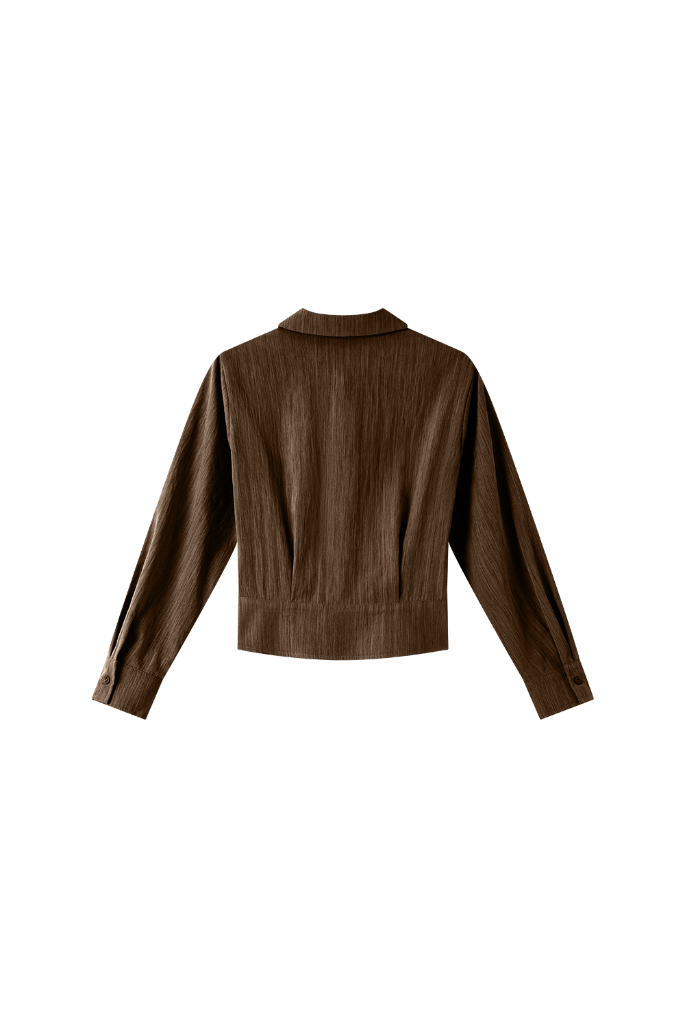 Irregular Design Elegant Striped Lapel Shirt-VIMLYSTORE