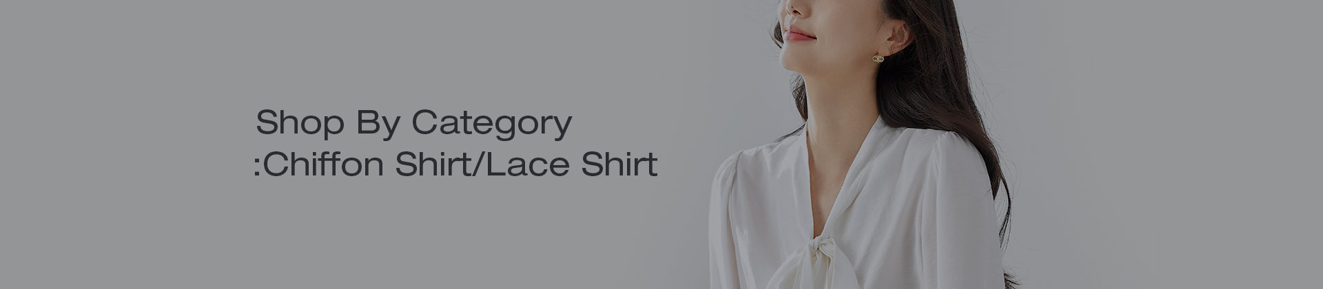 Chiffon shirt/lace shirt