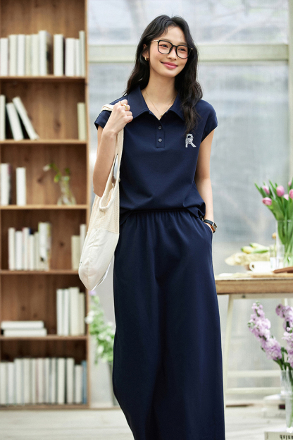 Fashion Casual Polo-collar Set-VIMLYSTORE