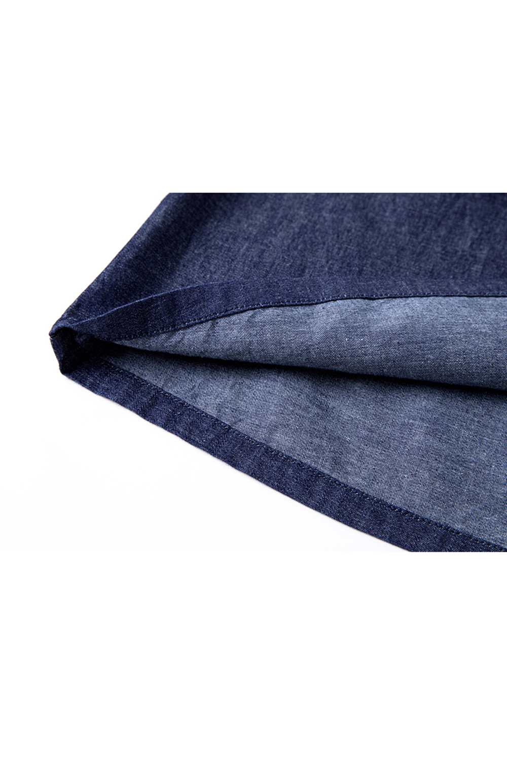 Stylish Casual Sleeveless High-Waist Denim Maxi Skirt Set-VIMLYSTORE