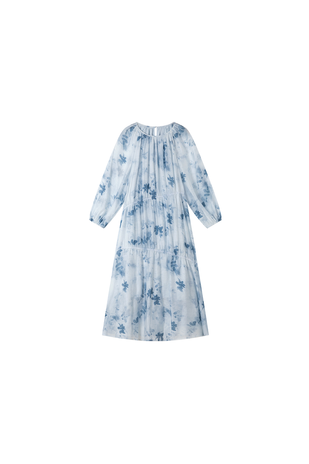 French High-End Chiffon Floral Elegant A-Line Fairy Dress
