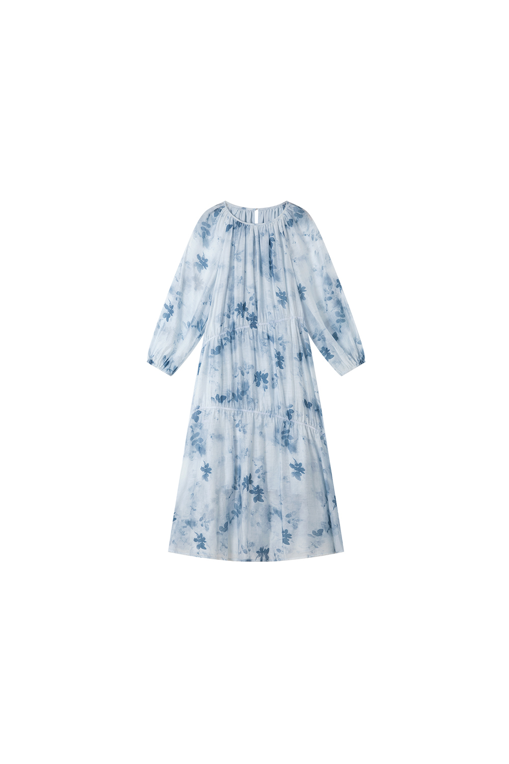 French High-End Chiffon Floral Elegant A-Line Fairy Dress