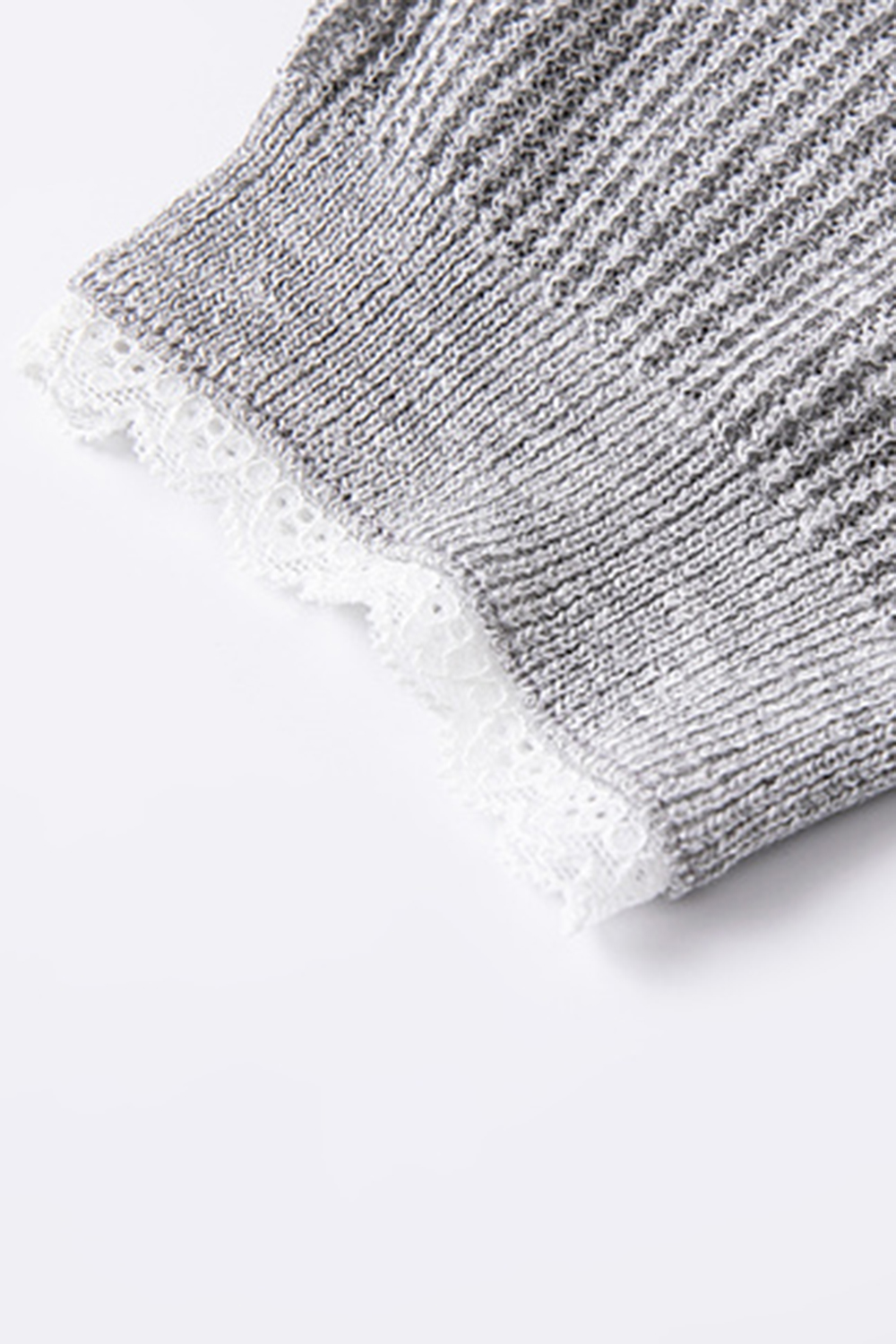 Lace Splicing Top and Mesh dress Gentle Suit-VIMLYSTORE