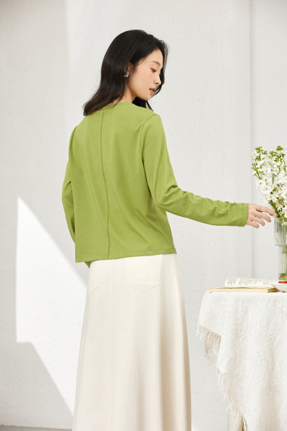 Essential Crewneck Layering Tee-VIMLYSTORE